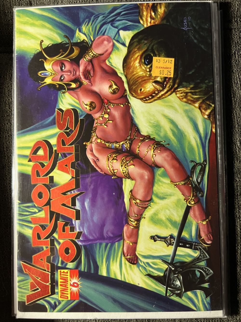 Warlord of Mars - Dynamite (6) comic book collectible [Barcode 725130162151] - Main Image 2