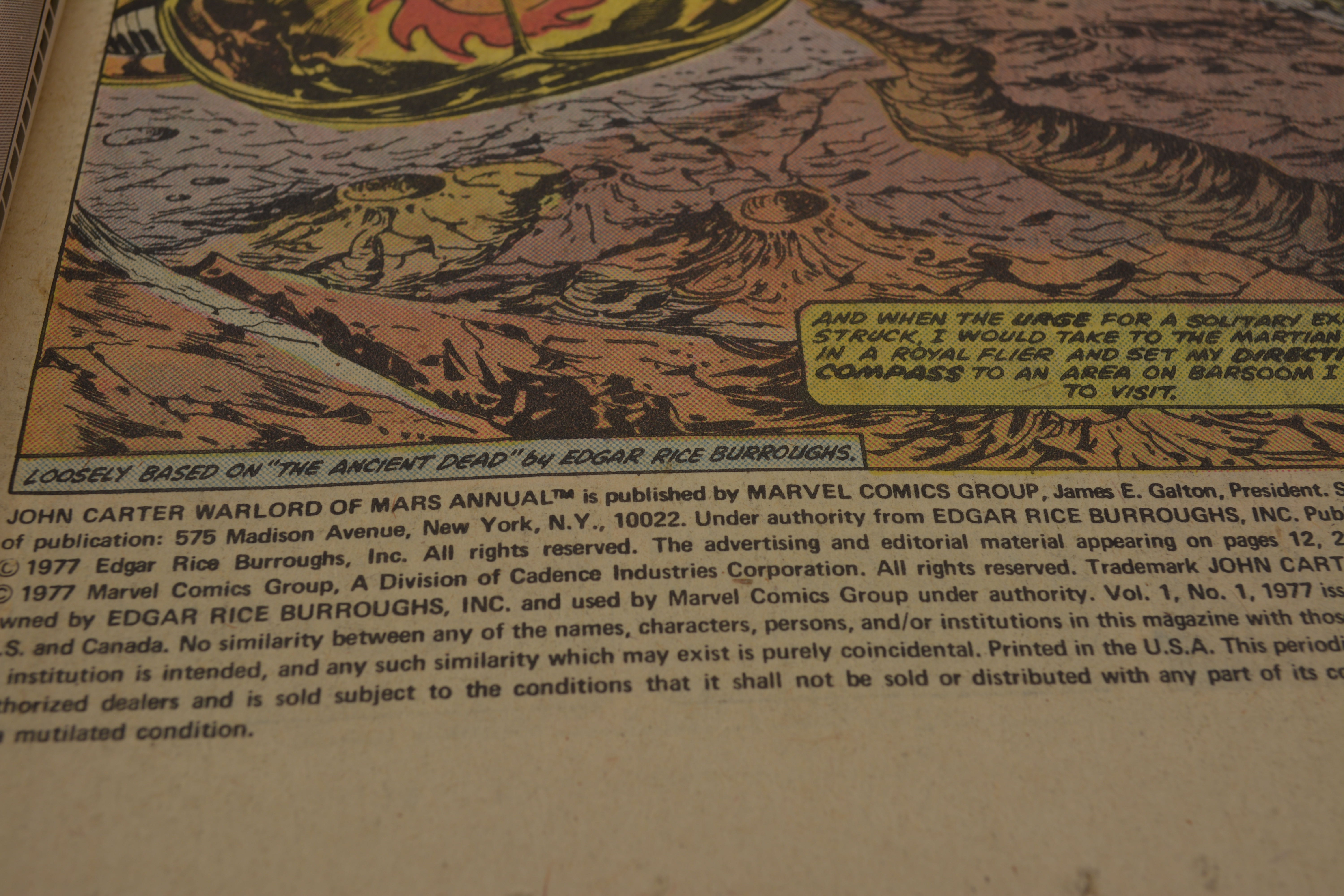 Warlord Of Mars - Marvel (1 - Dec 1976) comic book collectible [Barcode 07148602070765] - Main Image 4