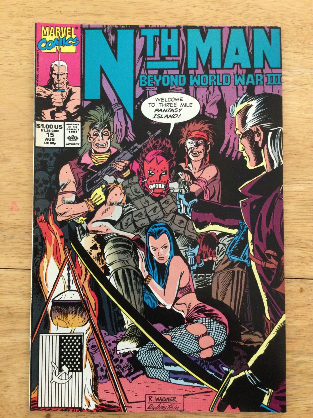 Nth Man (1989) - Marvel Comics (15 - 08/1990) comic book collectible [Barcode 071486011033] - Main Image 2