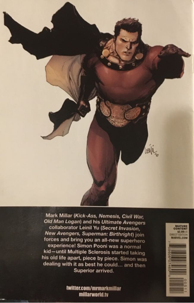 Superior - Marvel Comics (5 - Dec-11) comic book collectible [Barcode 75960607460000511] - Main Image 2