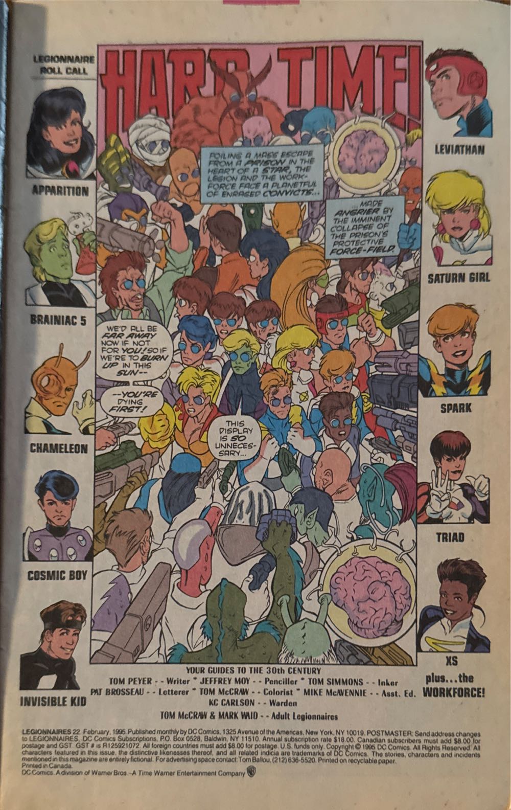 Legionnaires - DC Comics (22 - Feb 1995) comic book collectible [Barcode 761941200378] - Main Image 2