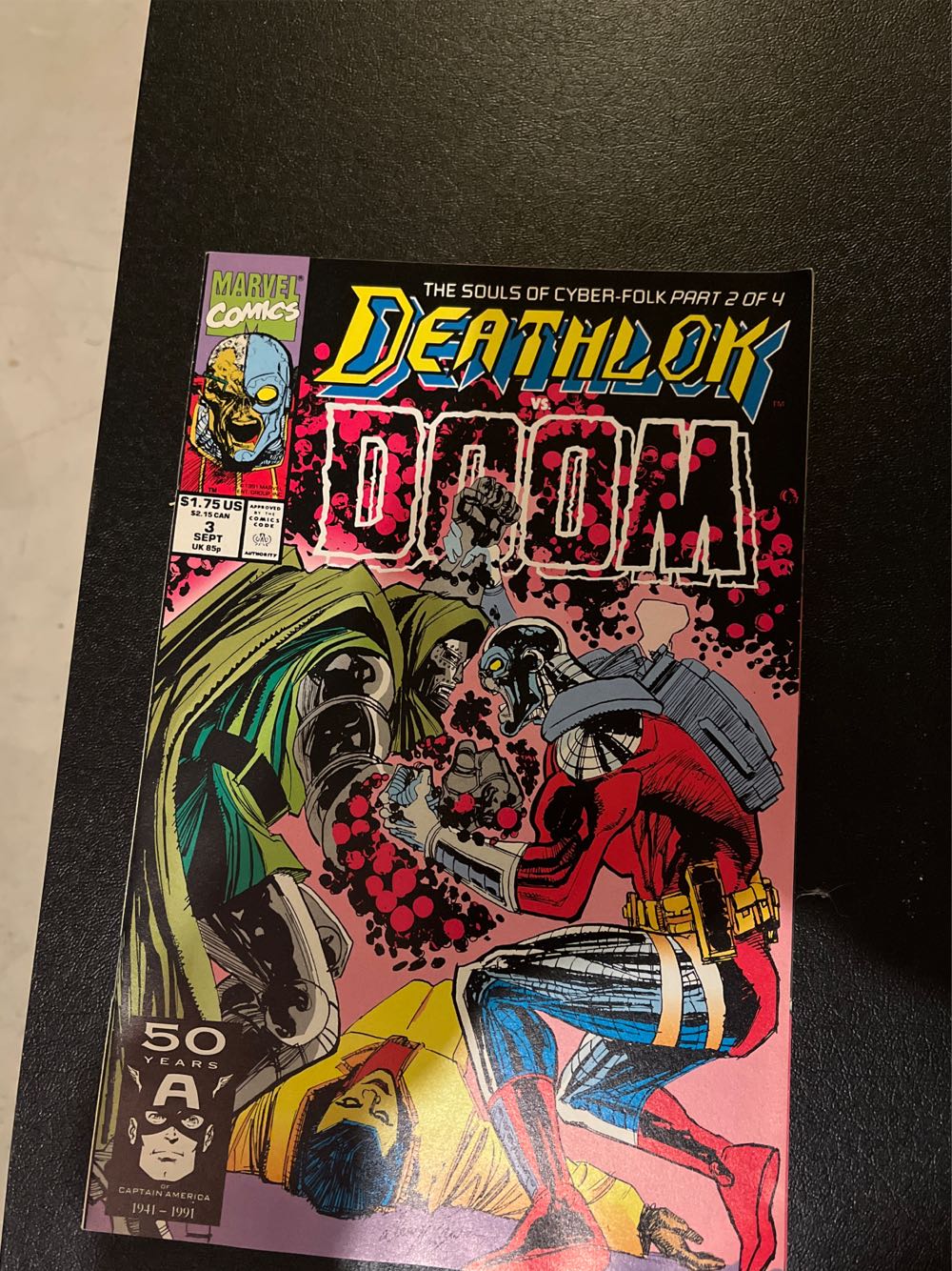 Deathlok 3 - MARVEL DEATHLOK* (3 - Sep 1991) comic book collectible [Barcode 071486017158] - Main Image 3