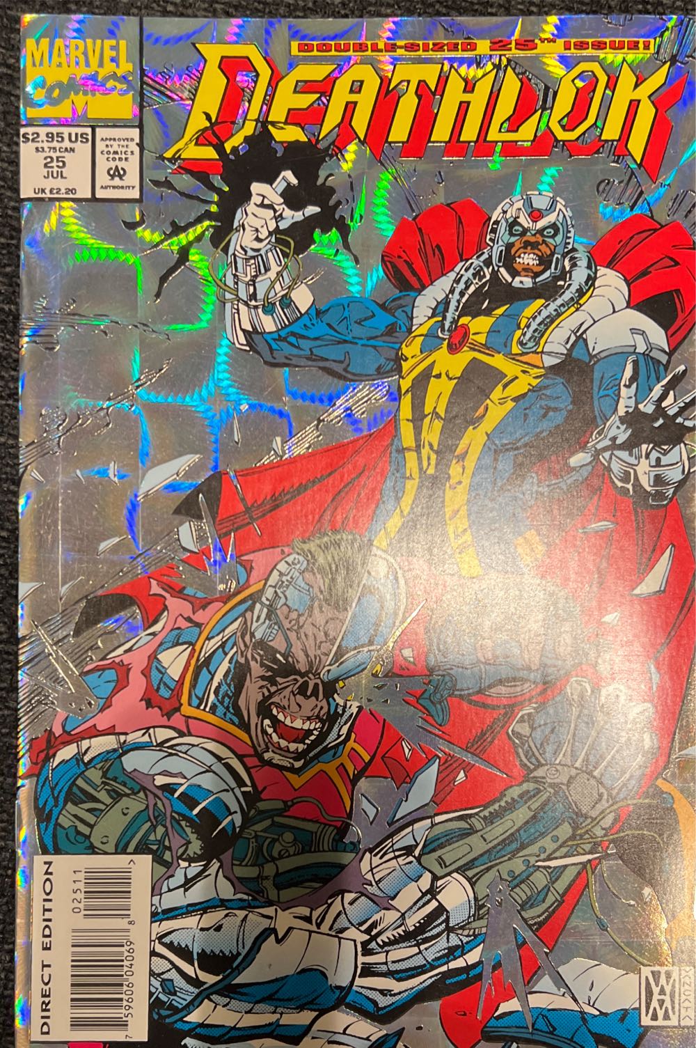 Deathlok - Marvel Comics (25 - Jul 1993) comic book collectible [Barcode 75960604069802511] - Main Image 2