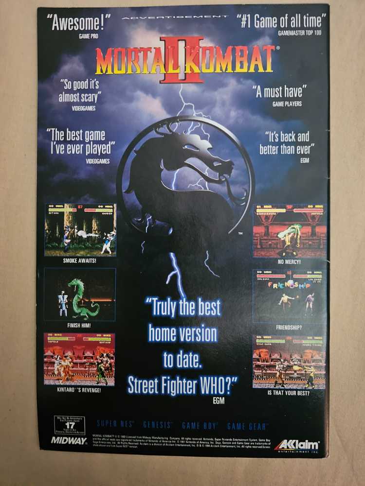 Midnight Sons Unlimited - Marvel Comics (8 - Jan 1995) comic book collectible [Barcode 75960601337100811] - Main Image 2