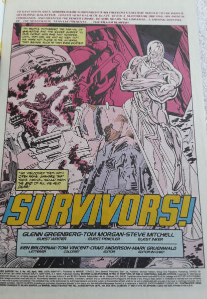 Silver Surfer - Marvel Comics (103 - Apr 1995) comic book collectible [Barcode 0] - Main Image 2