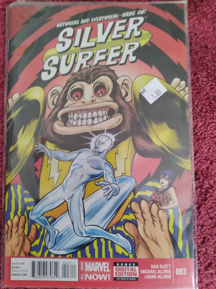 Silver Surfer - Marvel (3 - Jun 2014) comic book collectible [Barcode 759606079629] - Main Image 2