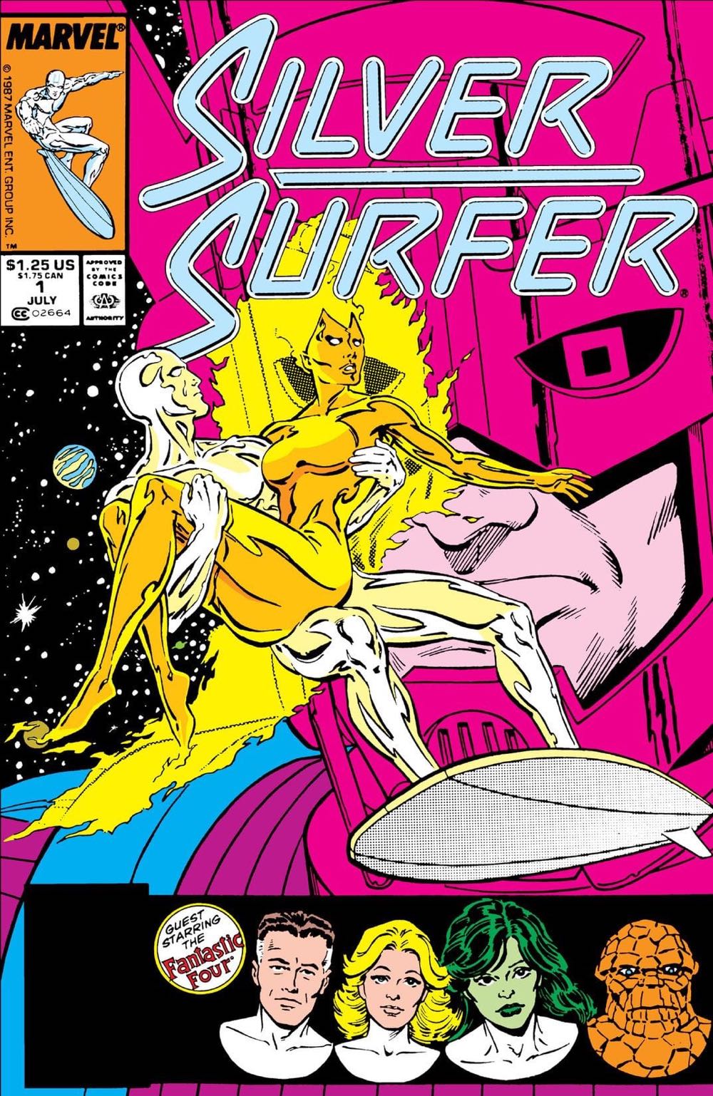 Silver Surfer - Marvel Comics (3 - Sep 1987) comic book collectible [Barcode 000000000] - Main Image 3