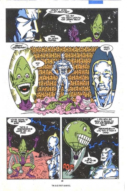 Silver Surfer Vol 3 - Marvel Comics (36 - Apr 1990) comic book collectible [Barcode 071486026648] - Main Image 3