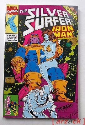 Silver Surfer - Marvel Comics (46 - Feb 1991) comic book collectible [Barcode 000000000] - Main Image 3