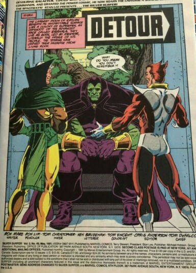 Silver Surfer - Marvel Comics (49 - May 1991) comic book collectible [Barcode 9782809407631] - Main Image 2