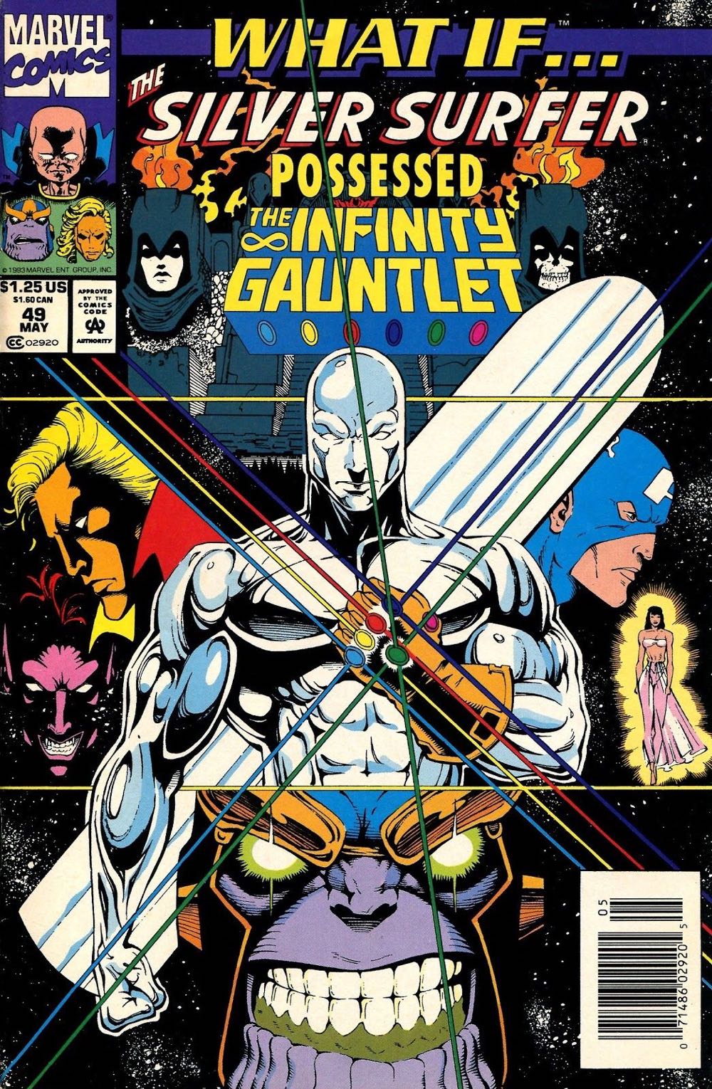 Silver Surfer - Marvel Comics (49 - May 1991) comic book collectible [Barcode 9782809407631] - Main Image 4