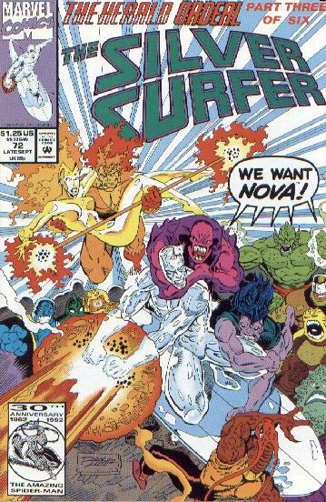 The Silver Surfer (Vol. 3) - Marvel Comics (72 - Sep 1992) comic book collectible [Barcode 9782809407631] - Main Image 1