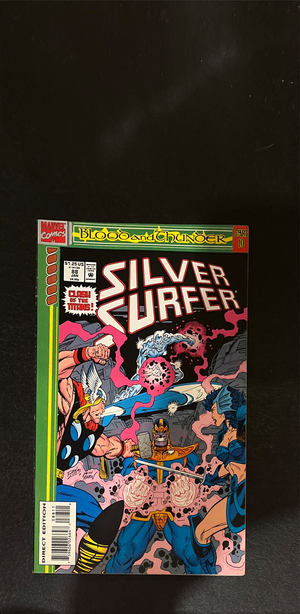 Silver Surfer - Marvel Comics (88 - Jan 1994) comic book collectible [Barcode 75960602664708811] - Main Image 3
