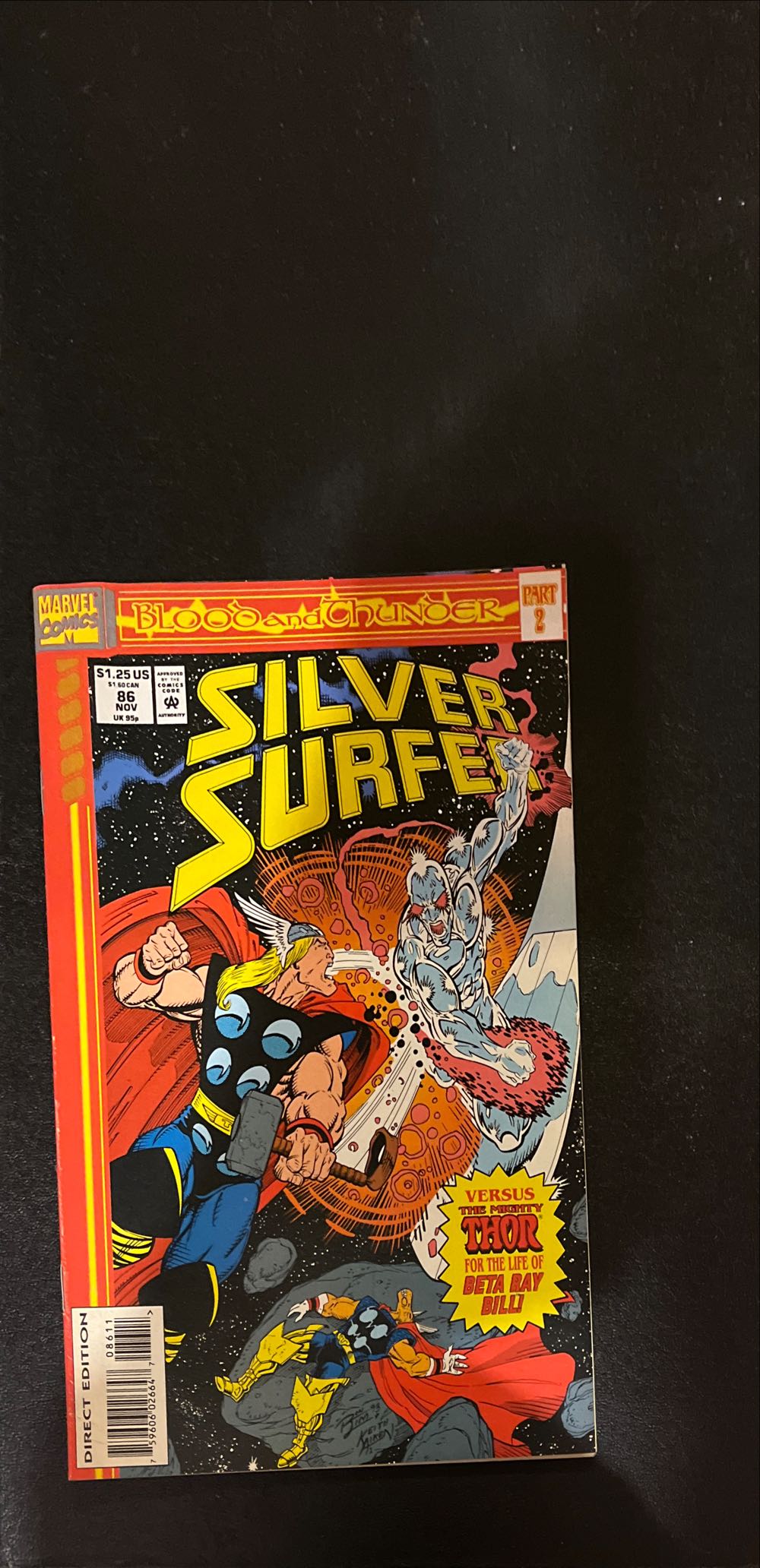 Silver Surfer (1987) - Marvel Comics (86 - Nov 1993) comic book collectible [Barcode 75960602664708611] - Main Image 4