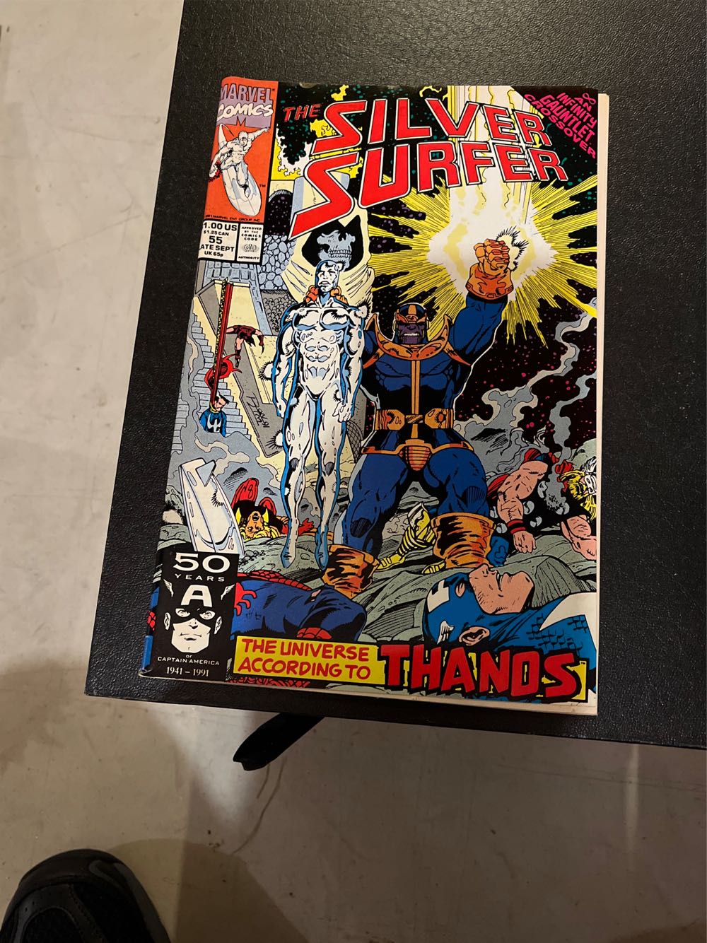 The Silver Surfer - Marvel (55 - Sep 1991) comic book collectible [Barcode 01142602664211] - Main Image 2