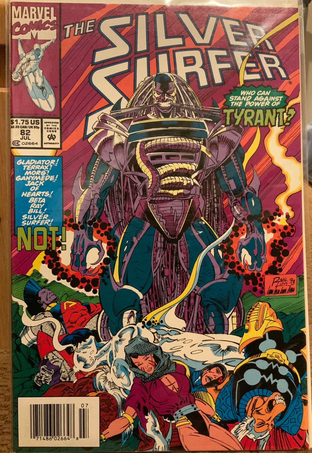 Silver Surfer Vol. 2 - Marvel (82 - Jul 1993) comic book collectible [Barcode 07148602664807] - Main Image 2