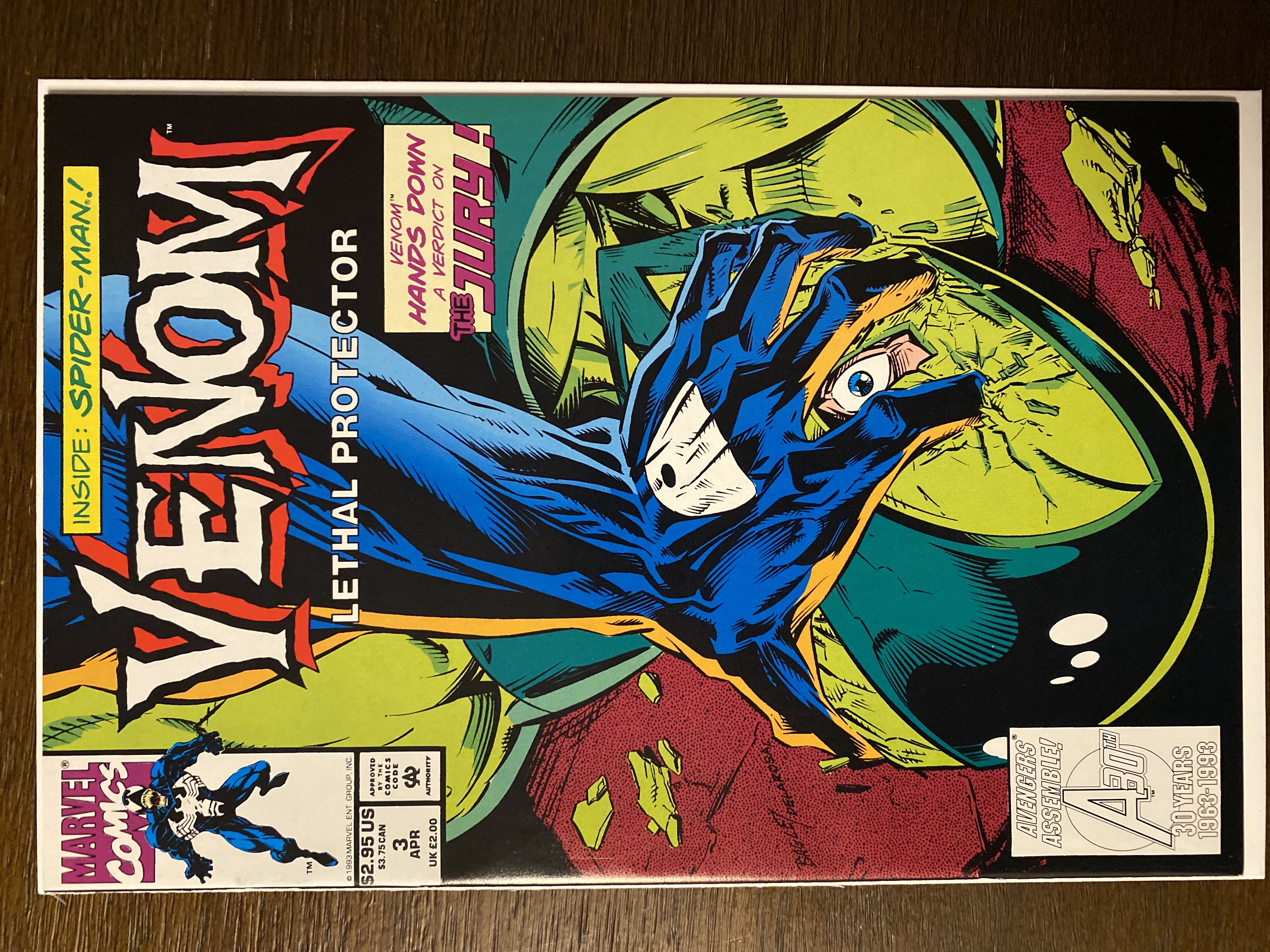 Venom: Lethal Protector #3 - Marvel Comics (3 - Apr 1993) comic book collectible [Barcode 759606012022] - Main Image 3