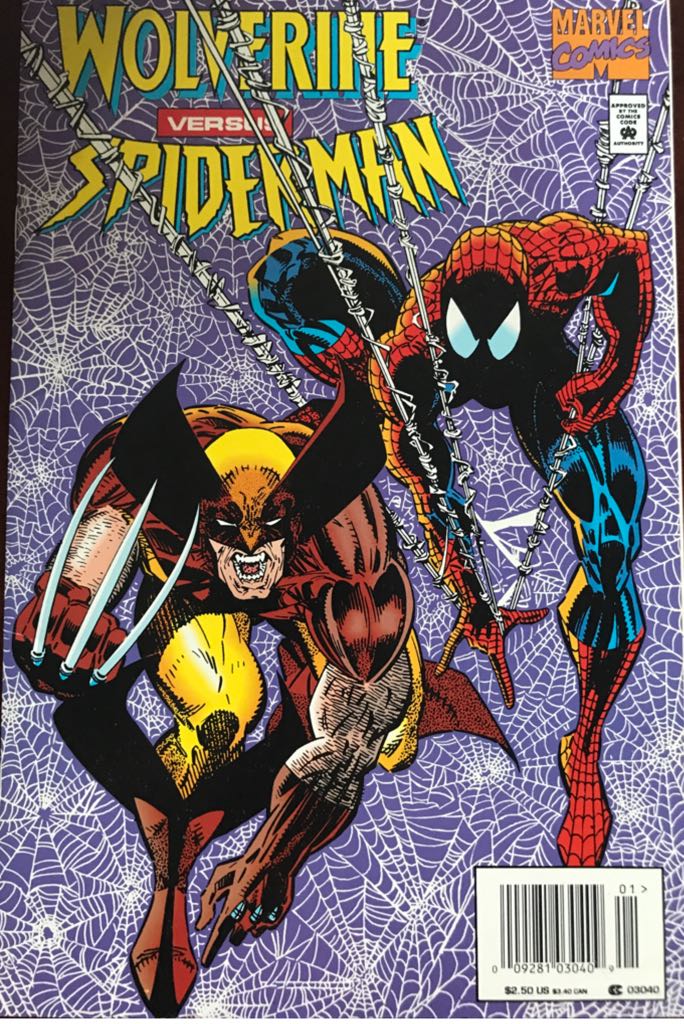 Wolverine Versus Spider Man - Marvel (03/1995) comic book collectible [Barcode 759606030408] - Main Image 1