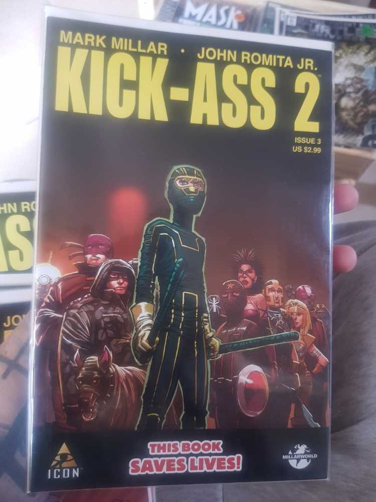 Kick-Ass 2 - Icon (3 - Oct 2011) comic book collectible [Barcode 759606074099] - Main Image 2