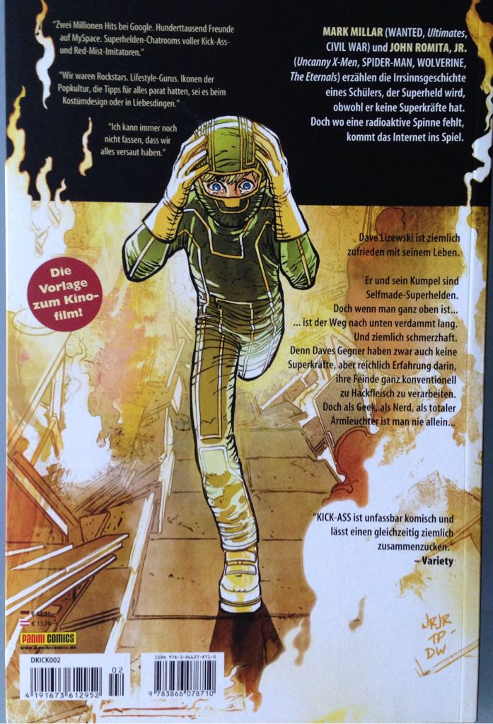 Kick-Ass 2  (2) comic book collectible [Barcode 9783866078710] - Main Image 2