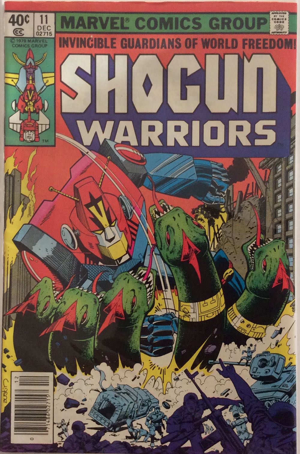Shogun Warriors - Marvel Comics Group (11 - Dec 1979) comic book collectible [Barcode 071486027157] - Main Image 2