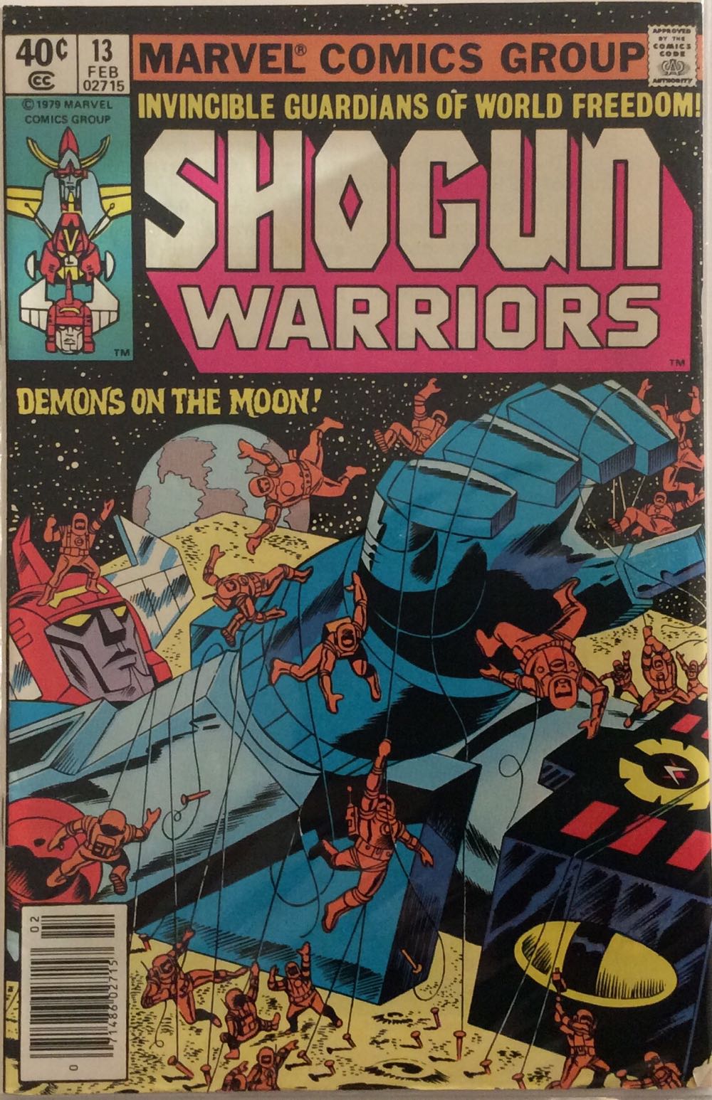 Shogun Warriors - Marvel Comics Group (13 - Feb 1979) comic book collectible [Barcode 071486027157] - Main Image 2
