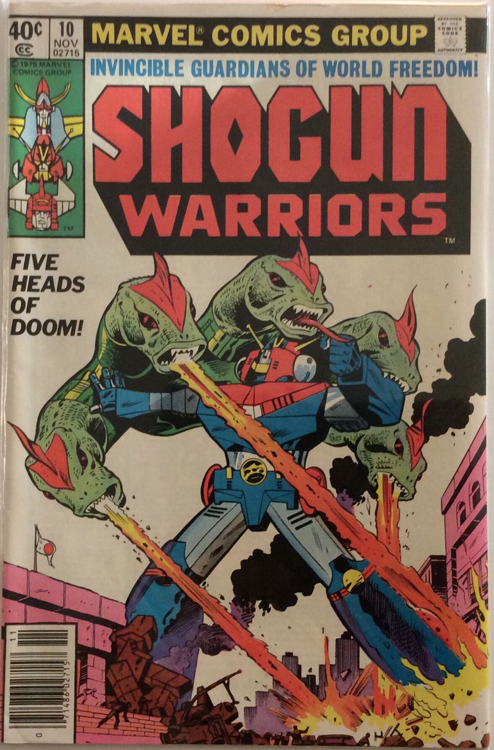 Shogun Warriors - Marvel Comics Group (10 - Nov 1979) comic book collectible [Barcode 071486027157] - Main Image 2