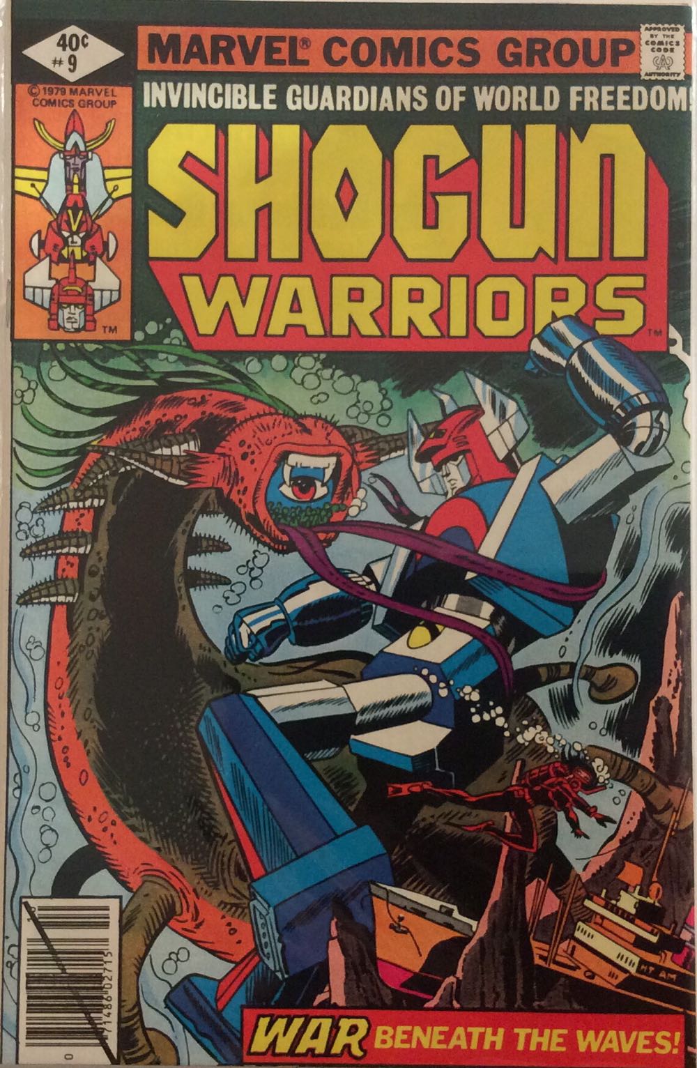 Shogun Warriors - Marvel Comics Group (9 - Oct 1979) comic book collectible [Barcode 071486027157] - Main Image 2