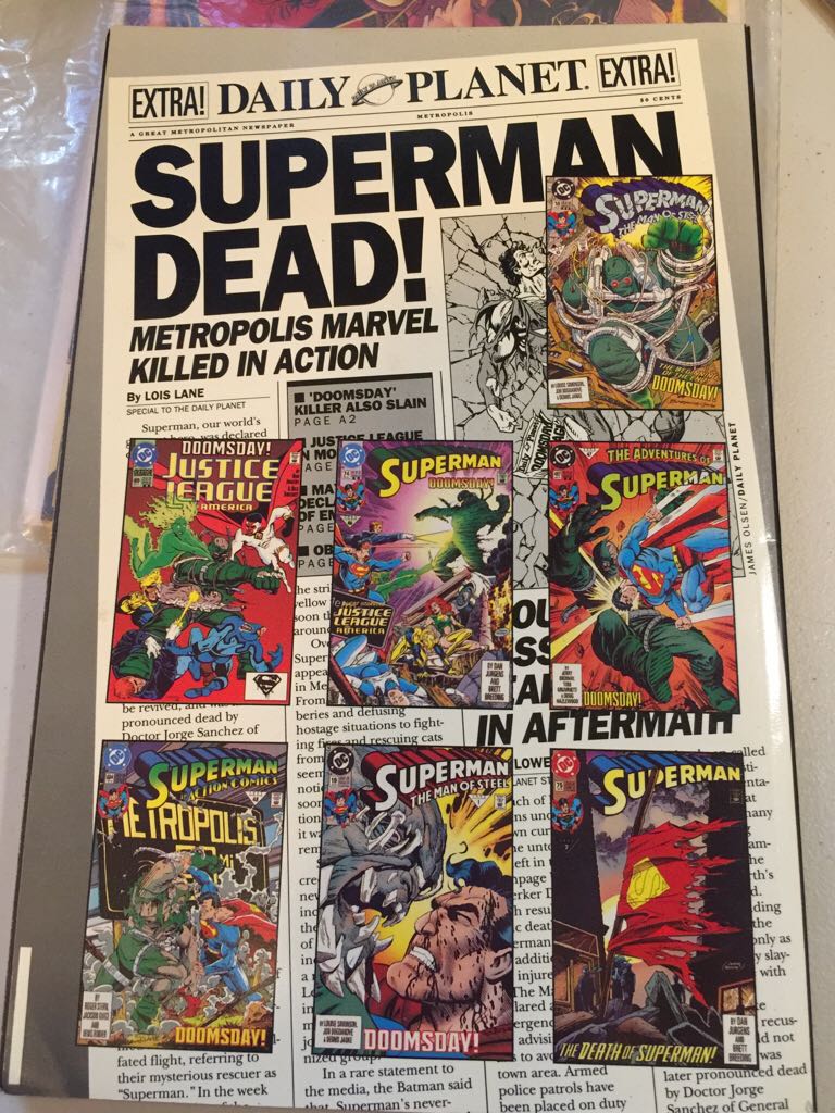 Death Of Superman, The - DC Comics (1) comic book collectible [Barcode 070989391505] - Main Image 2
