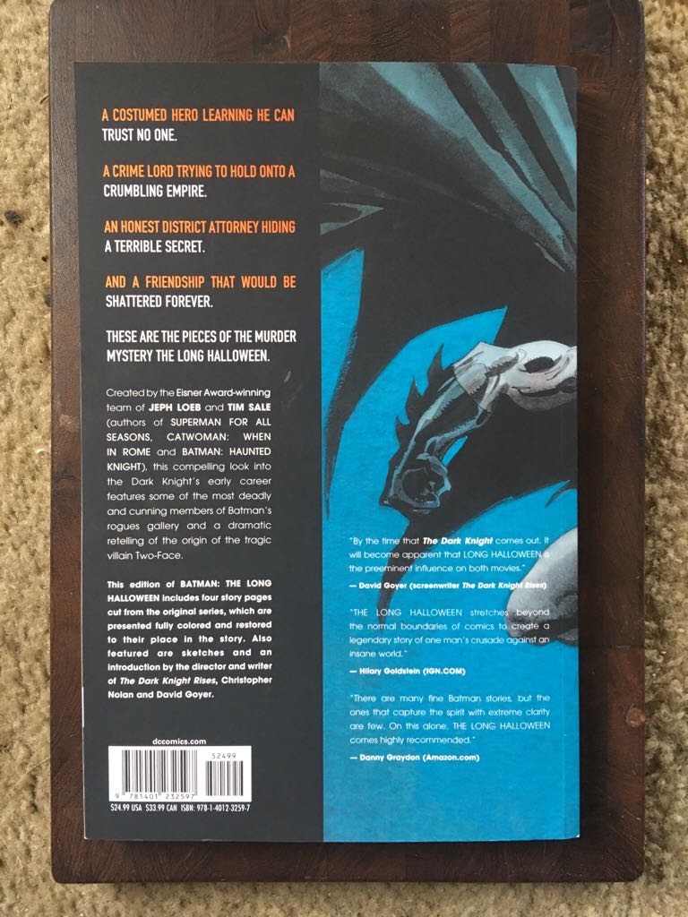 Batman: The Long Halloween - DC Comics Inc. (Oct 2011) comic book collectible - Main Image 2