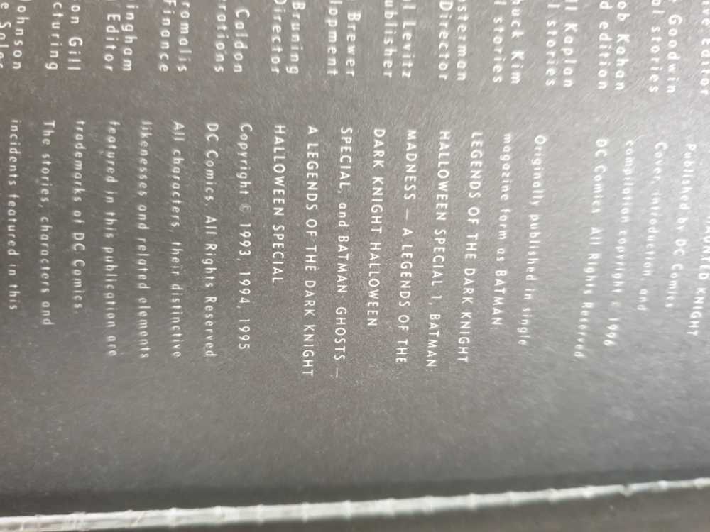 Batman: Haunted Knight TPB - DC Comics (Jan 1996) comic book collectible [Barcode 978156389273851499] - Main Image 4