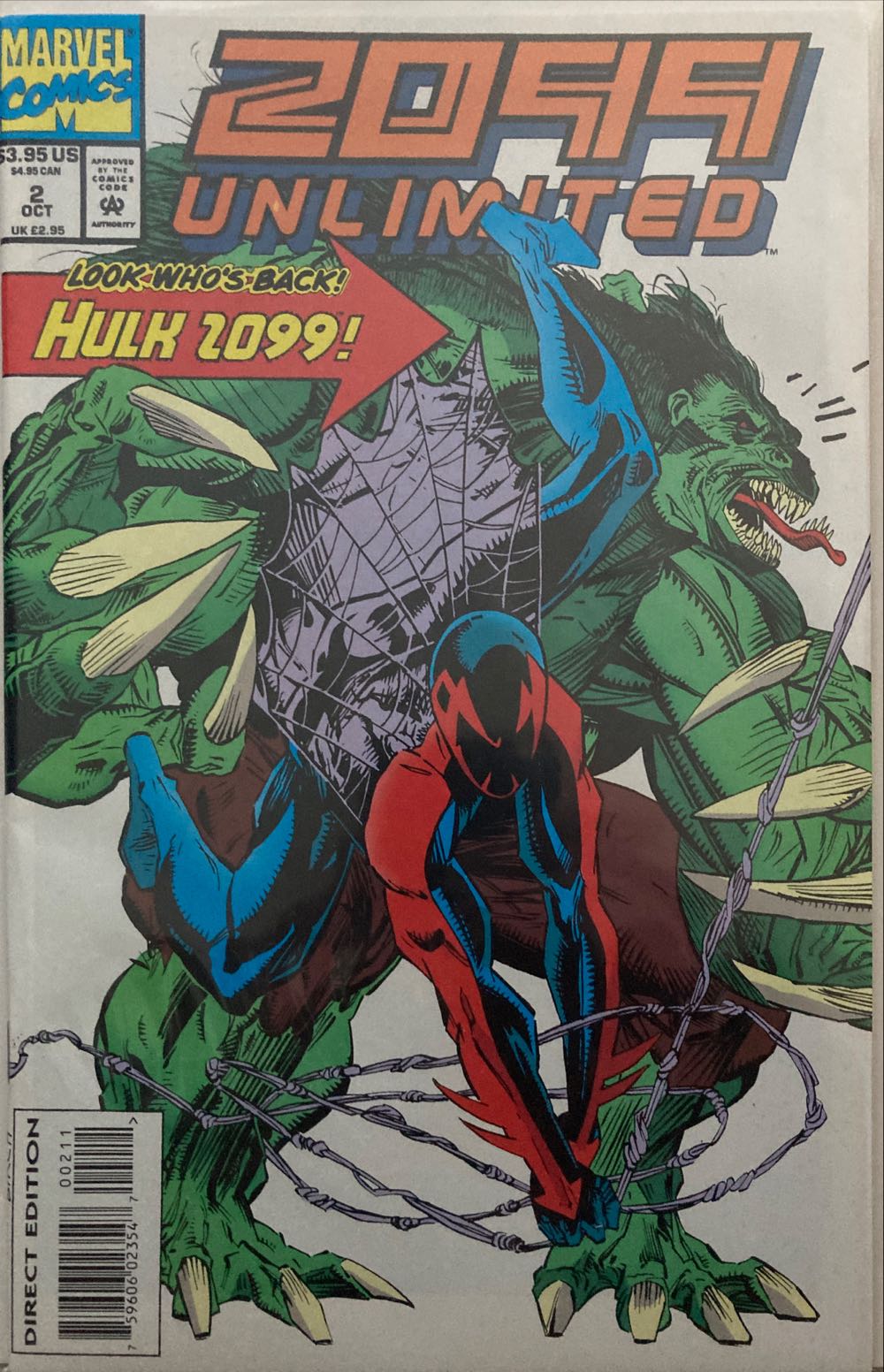 2099 Unlimited - Marvel (1 - Jul 1993) comic book collectible [Barcode 759606023547] - Main Image 2