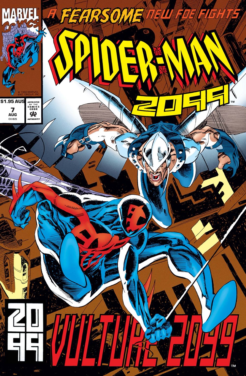 Spider-Man 2099 - Marvel Comics (5 - Mar 1993) comic book collectible [Barcode 009281011651] - Main Image 3