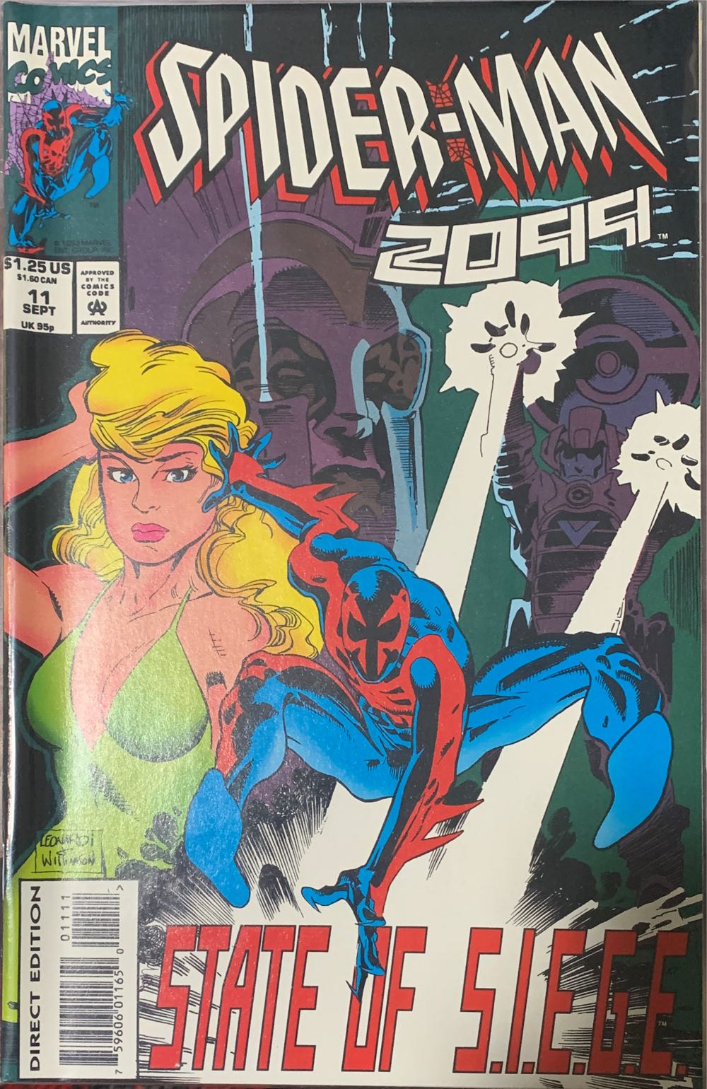 Spider-man 2099 - Marvel (11 - Sep 1993) comic book collectible [Barcode 75960601165001111] - Main Image 2
