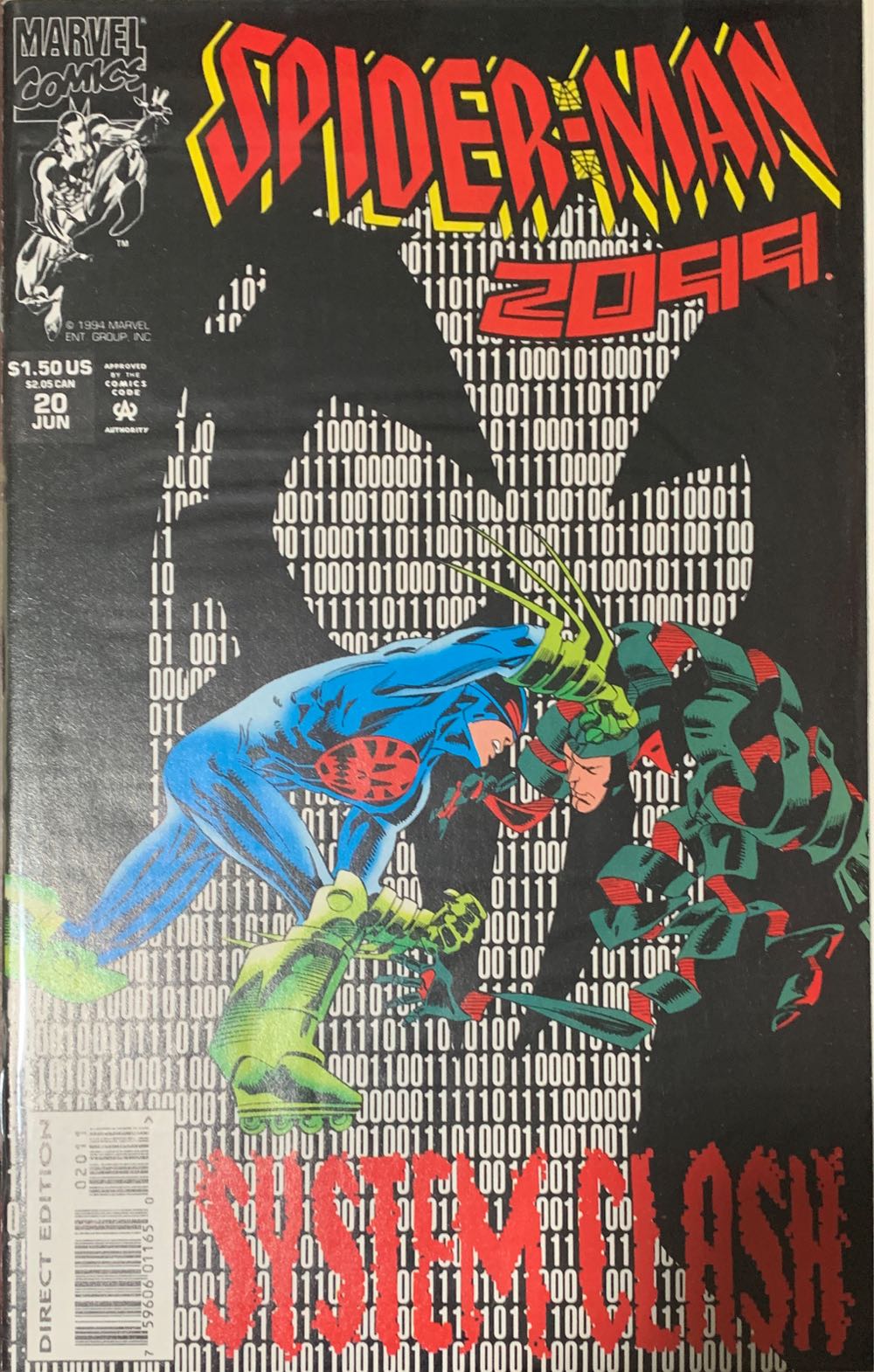 Spider-Man 2099 - Marvel Comics (20 - Jun 1994) comic book collectible [Barcode 75960601165002011] - Main Image 3