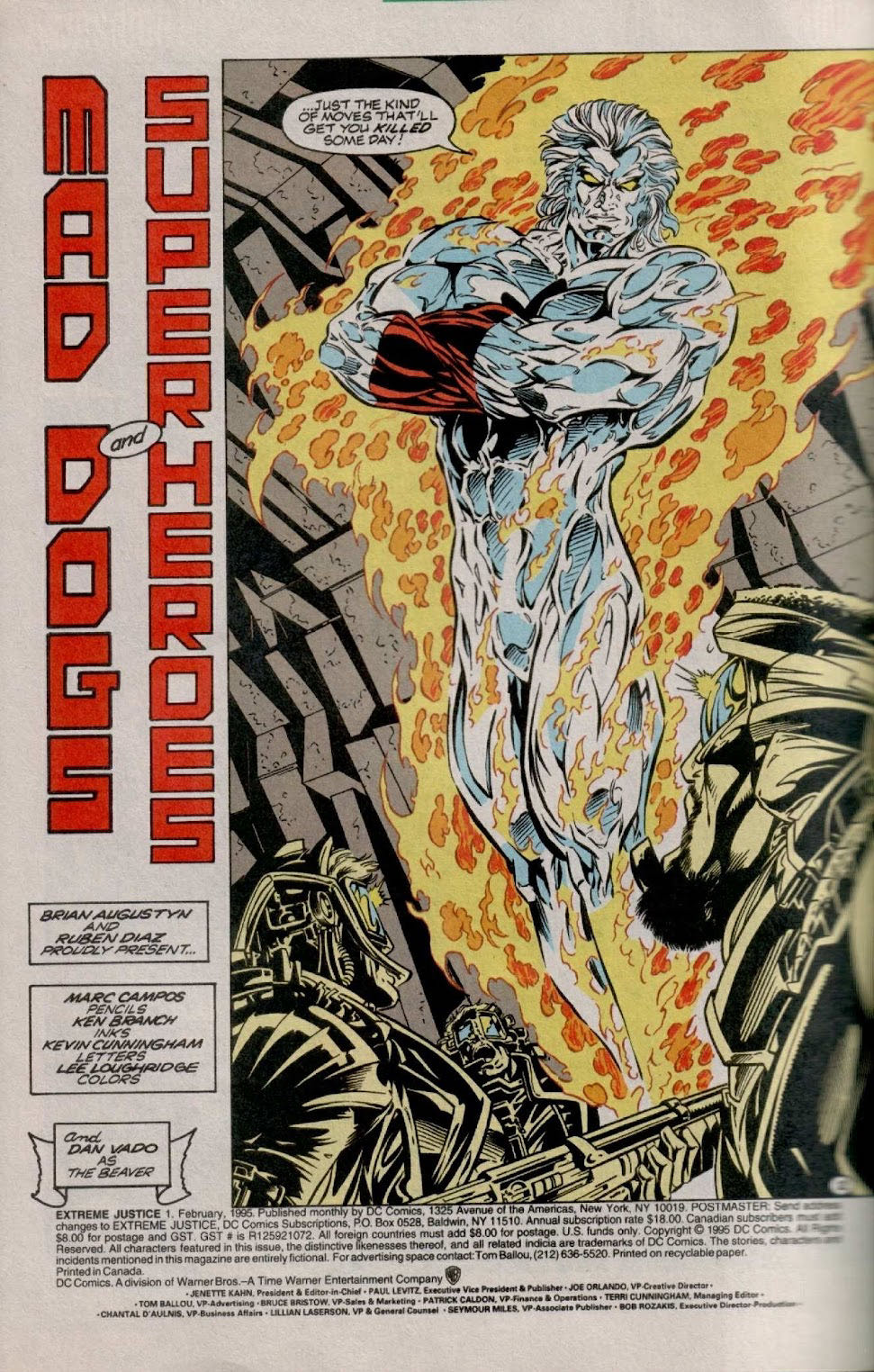 Extreme Justice - DC Comics (1 - 02/1995) comic book collectible [Barcode 761941203621] - Main Image 2