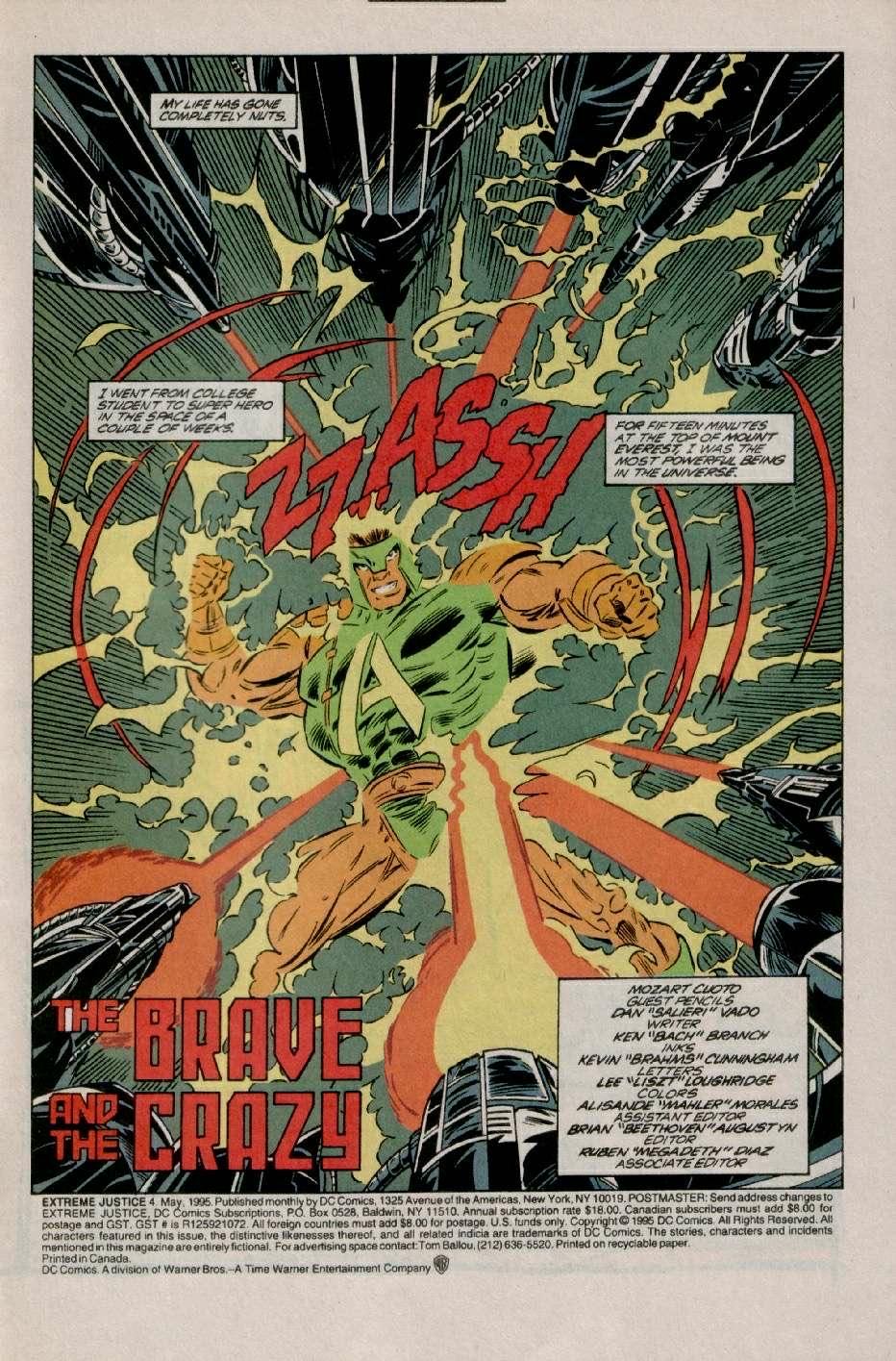 Extreme Justice - DC Comics (4 - May 1995) comic book collectible [Barcode 761941203621] - Main Image 2