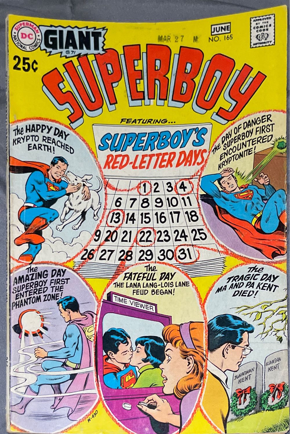 Superboy (Vol. 1) - DC Comics (165 - May 1970) comic book collectible [Barcode 761941296630] - Main Image 2