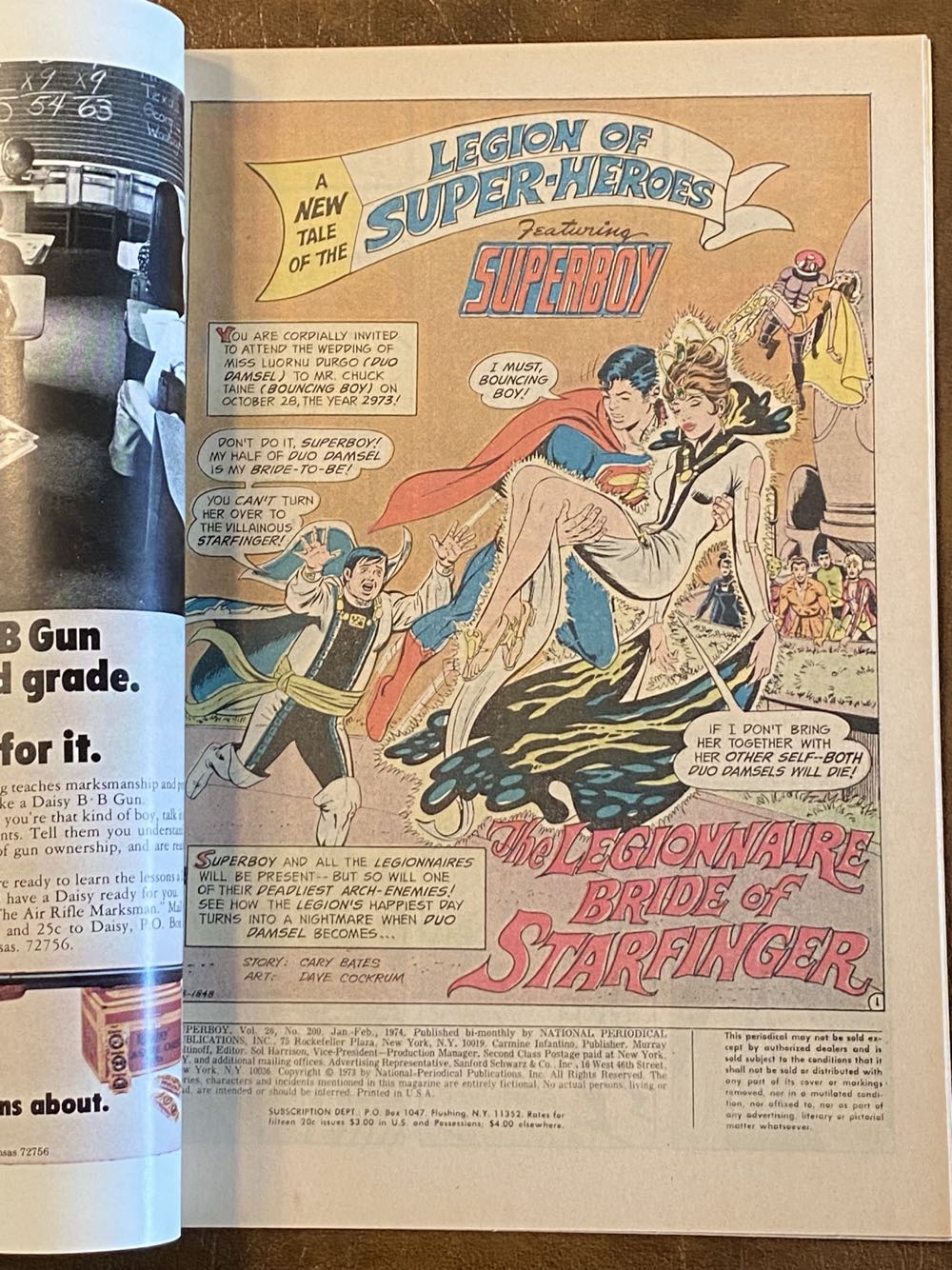 Superboy - DC Comics (200 - Jan 1974) comic book collectible [Barcode 761941296630] - Main Image 2