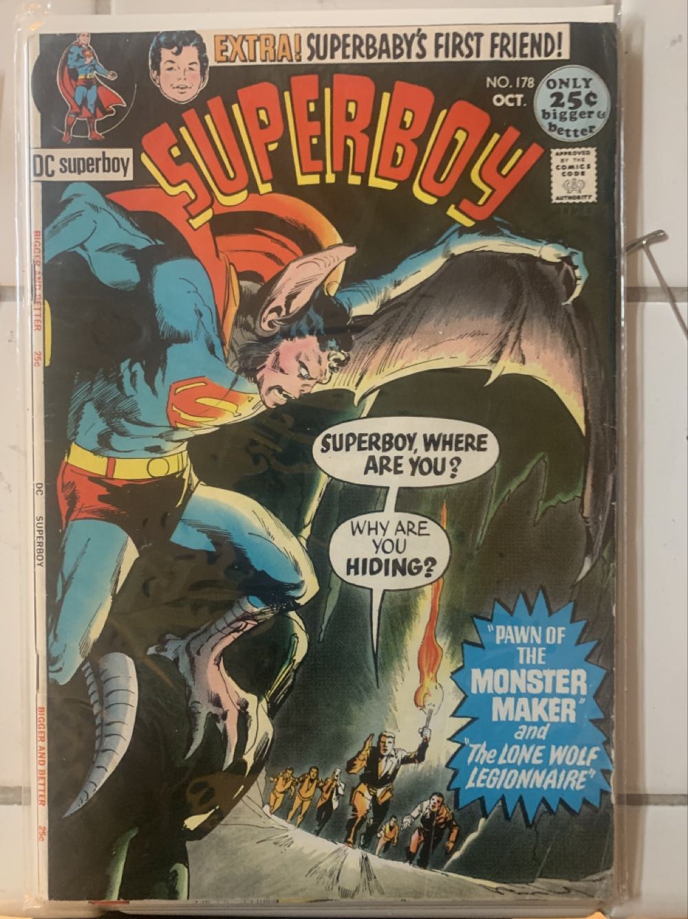 Superboy - DC Comics (178 - Oct 1971) comic book collectible - Main Image 3