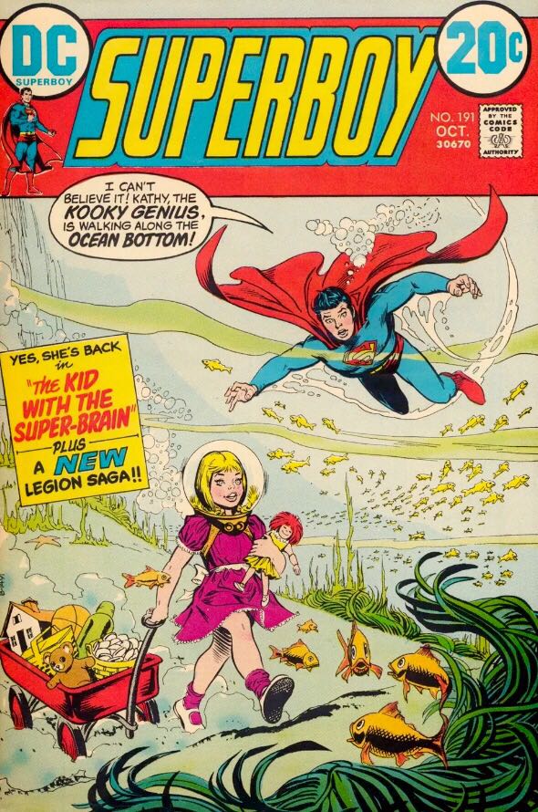Superboy - DC Comics (191 - Oct 1972) comic book collectible - Main Image 1