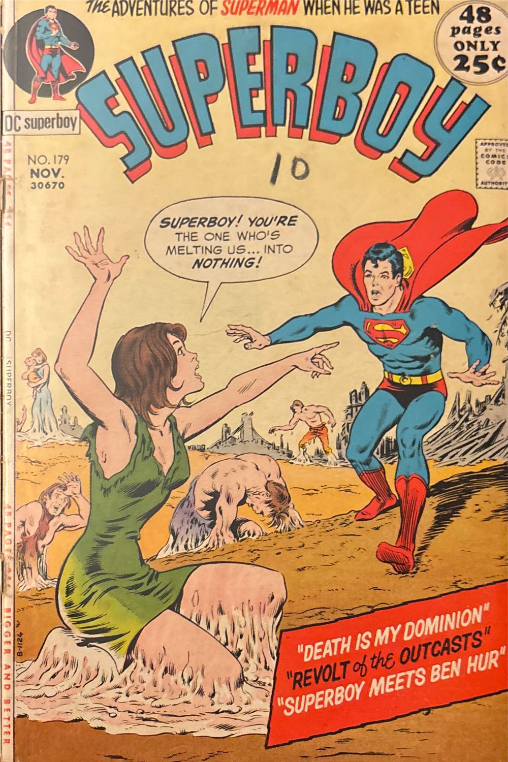 Superboy - DC Comics (179 - Nov 1971) comic book collectible - Main Image 3