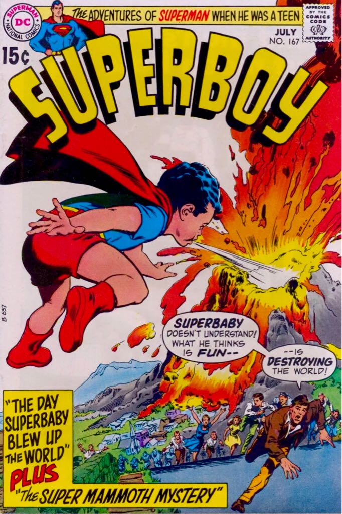 Superboy (Vol. 1) - DC Comics (167 - Jul 1970) comic book collectible - Main Image 1