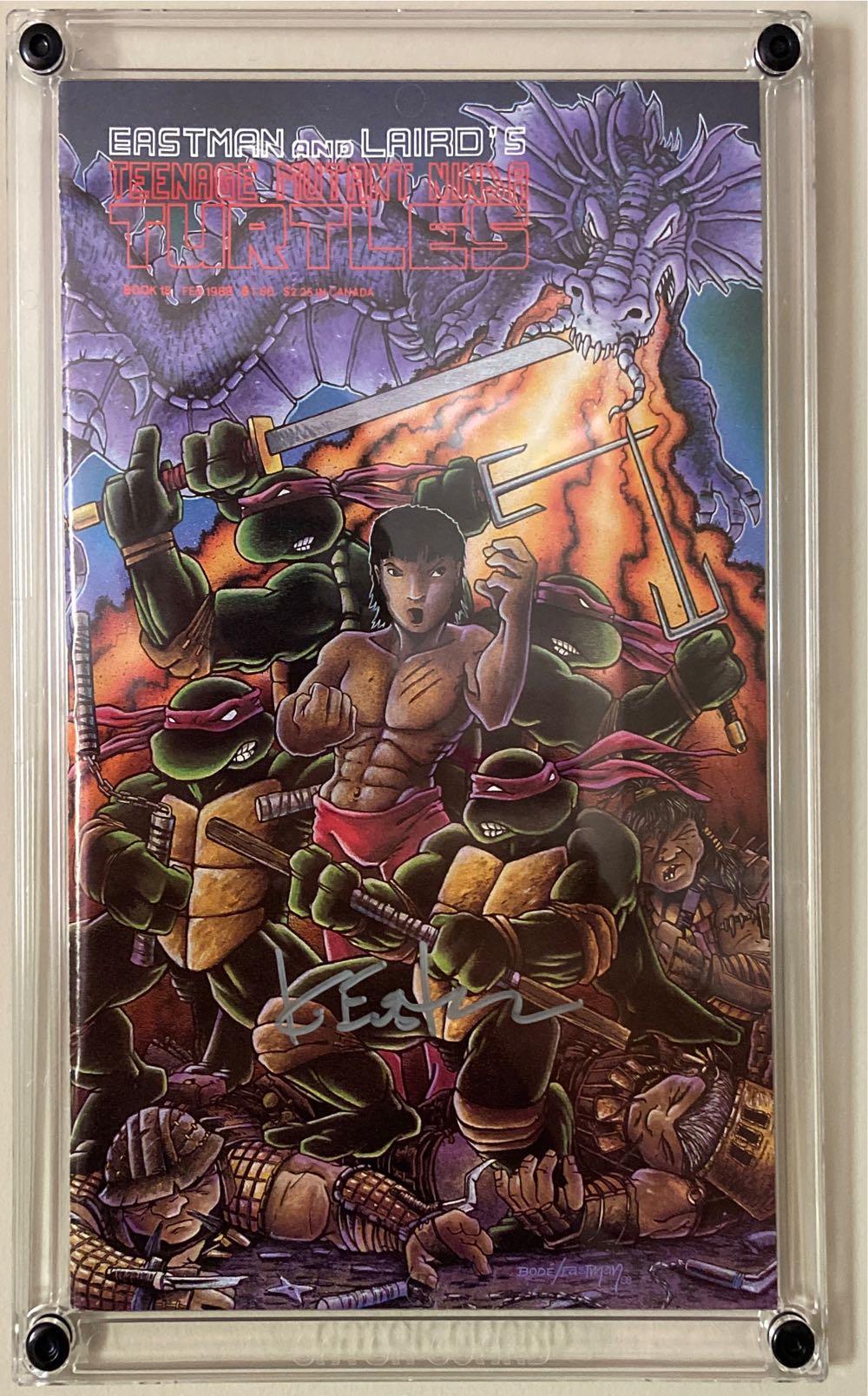 Teenage Mutant Ninja Turtles - Mirage Studios (18 - Feb 1989) comic book collectible [Barcode 2001985000] - Main Image 2