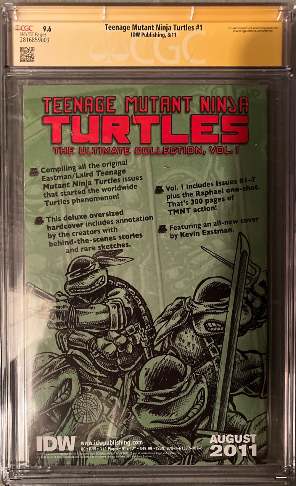 Teenage Mutant Ninja Turtles - IDW Publishing (1 - Aug 2011) comic book collectible [Barcode 827714002713] - Main Image 2