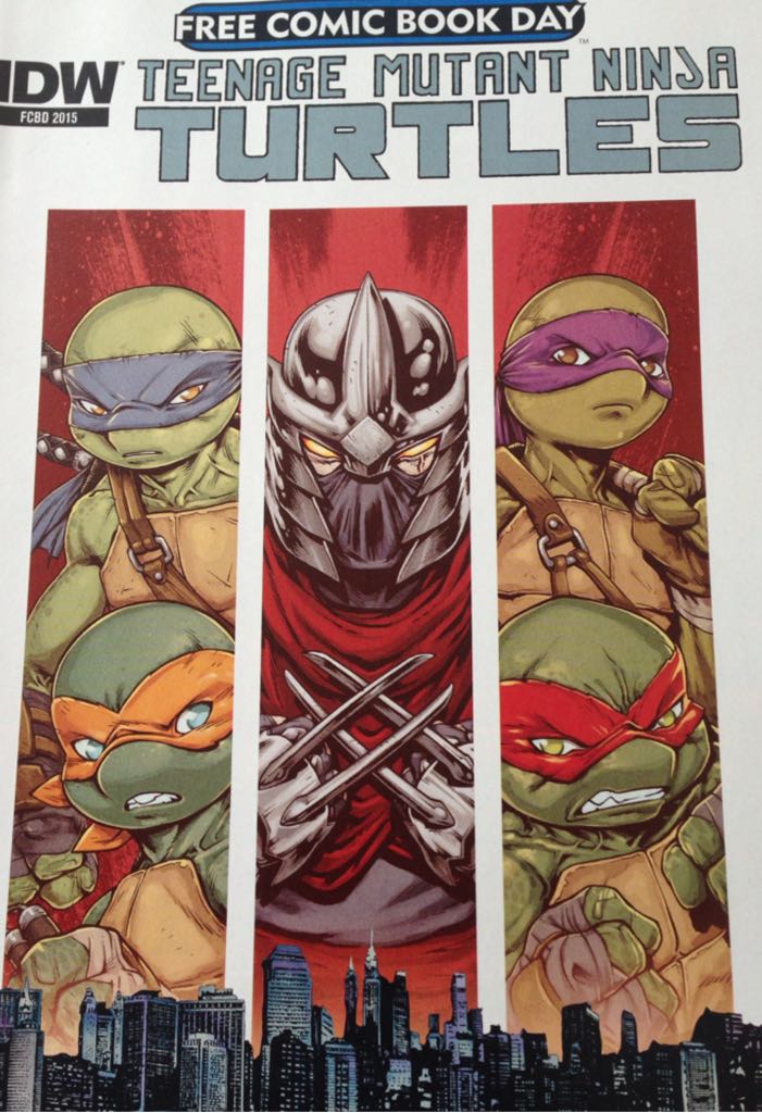 TMNT IDW.FCBD.2015 - IDW (One-Shot - 05/2015) comic book collectible [Barcode 827714008302] - Main Image 1