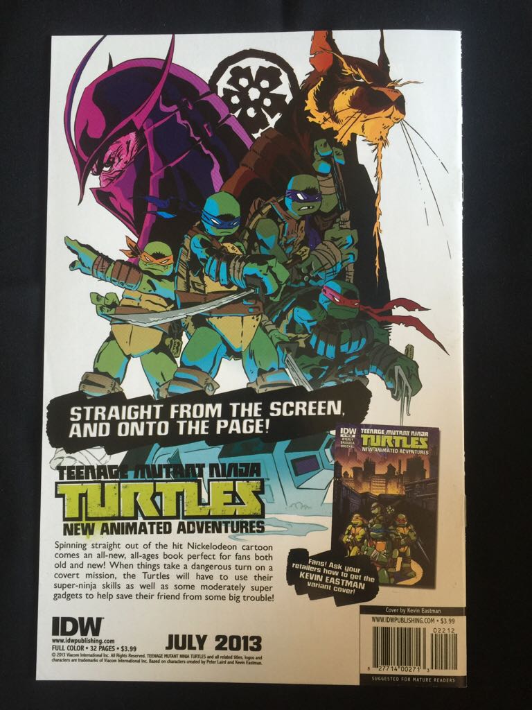 Teenage Mutant Ninja Turtles  (22) comic book collectible [Barcode 82111400211302212] - Main Image 2