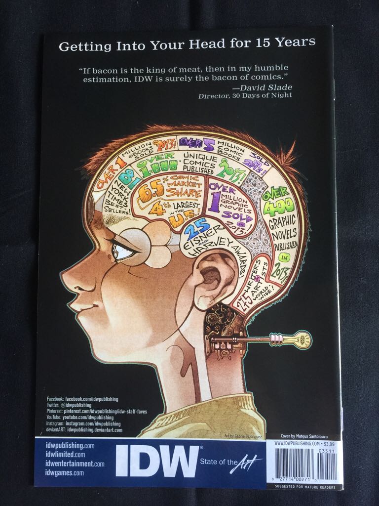 Teenage Mutant Ninja Turtles - IDW (35 - Jun 2014) comic book collectible [Barcode 82771400271303511] - Main Image 2