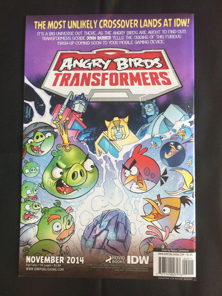 Teenage Mutant Ninja Turtles - IDW (40 - Nov 2014) comic book collectible [Barcode 82771400271304011] - Main Image 2