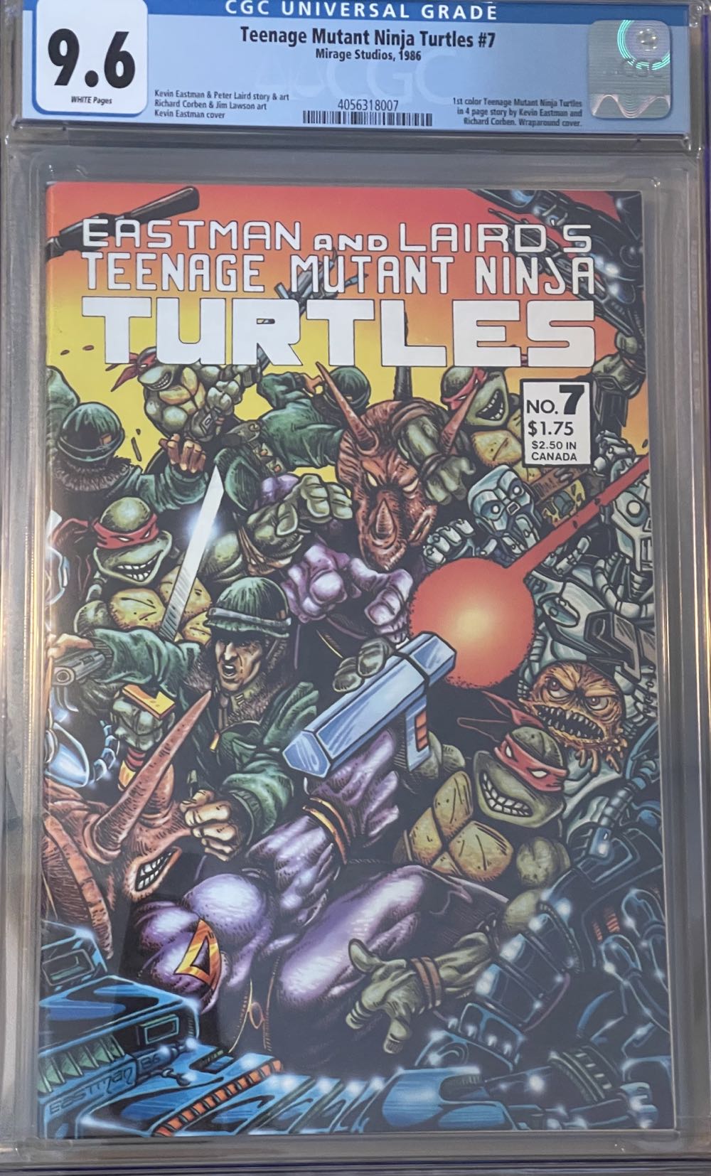 Teenage Mutant Ninja Turtles - Mirage Studios (7 - Mar 1986) comic book collectible - Main Image 3